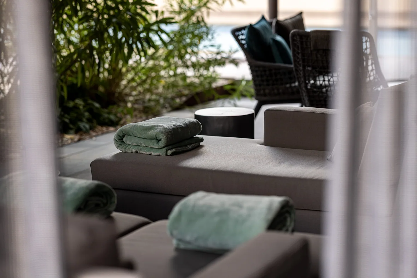 Ruhebereich der neuen Wellnesswelt